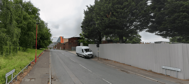 Abberley Street in Birmingham, near the border with Smethwick