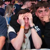 Fans watching Scotland v Morocco