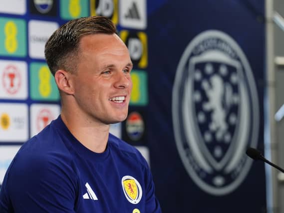 Scotland’s Lawrence Shankland at Atrium Health Training Ground – Monday June 22nd