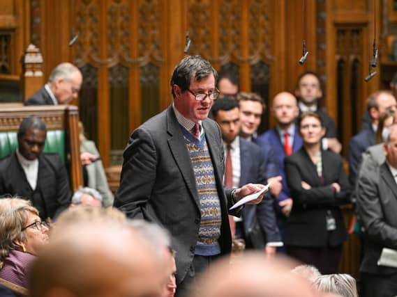 Angus MacDonald speaks during Prime Minister's Questions