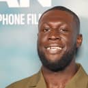 Stormzy at the Big Man world premiere in London in 2025