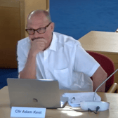 Deputy leader Adam Kent and chief executive Paul Robinson