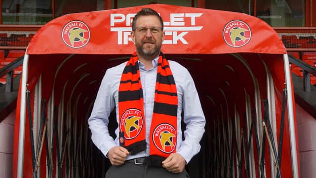 Head of football Stewart Mairs has helped oversee the Saddlers’ summer rebuild.