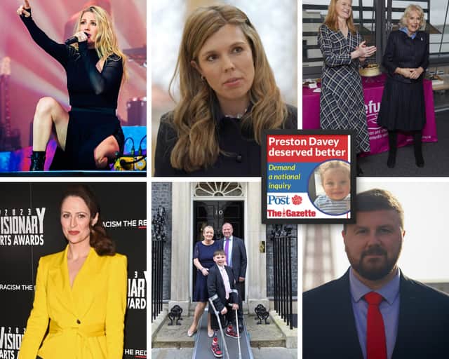 Celebrities including Ellie Goulding, Carrie Johnson, Hetti Barkworth-Nanton, Nicola Thorp, Paula and Tony Hudgell have joined calls by Blackpool MP Chris Webb for a public national inquiry into safeguarding failures that led to the death of Preston Davey
