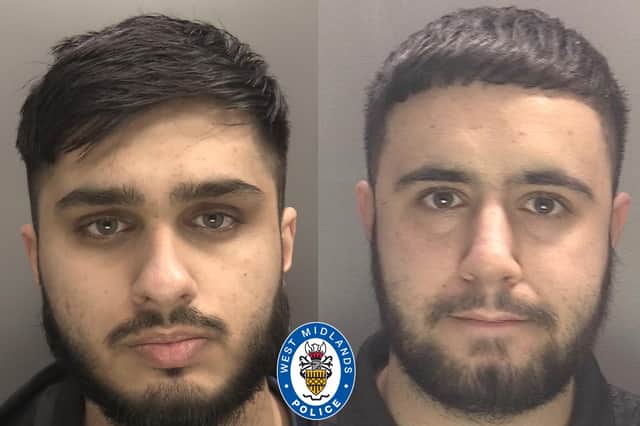 Mohammed Haydar (left) and Mohammed Khan will both spend more than four years in prison