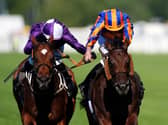 Ancient Egypt (left) and Causeway battle out the finish at Royal Ascot