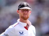 Ben Stokes in the field in his England cap