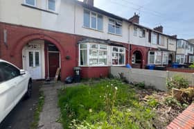 A £30,000+ guide price has been set for the three-bedroomed mid-terraced house at 14 Hughes Street in Stoke 
