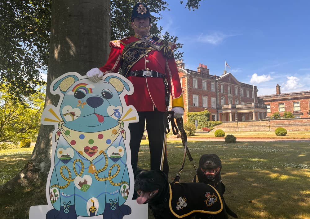 Handler Greg Hedges with Sgt Watchman VI and VII