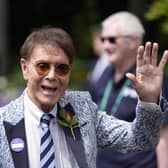 Sir Cliff Richard on day two of Wimbledon