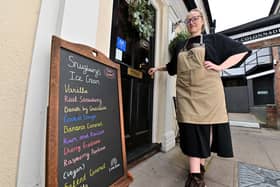 Heather feature at Stafford business:  Little Bean. Owner is: Vic Williams and on one of the pics is staff: Lily Constabla Swift.