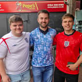 There were smiles for England fans, but only after a tense game against DR Congo