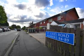 The fire started at a property on St Lukes Road on Saturday