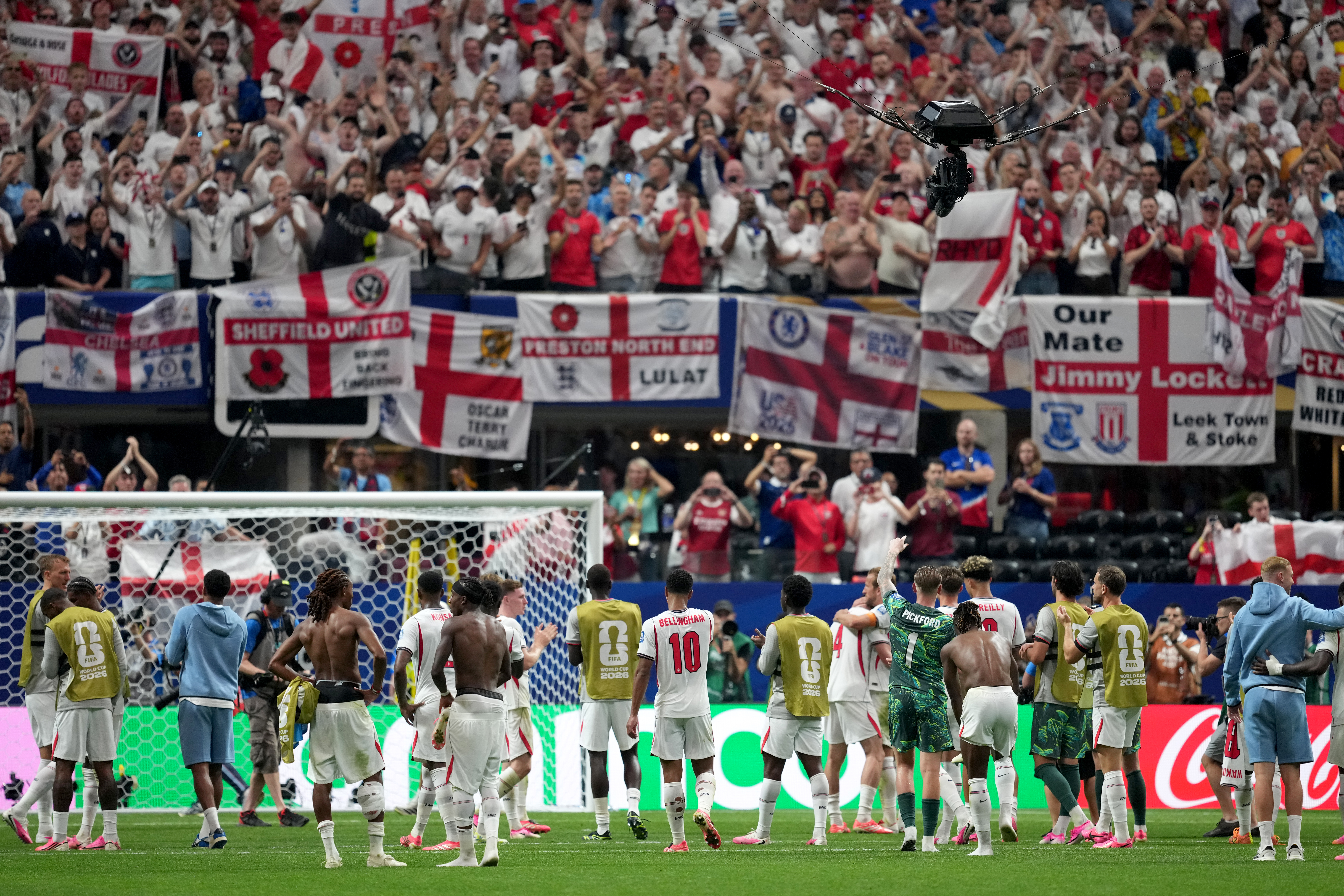 'Goosebumps' - England's former West Brom kitman Pat Frost shares spine-tingling post-match Wonderwall video