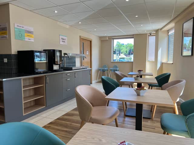 The breakfast area at the Garner Hotel Wolverhampton