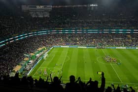 The Azteca Stadium during the match between Mexico and Ecuador