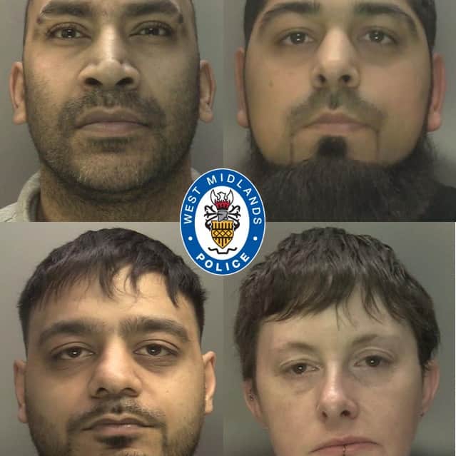 Pictured top L-R: Ishaaq Shazad and Mohammed Asim. Bottom L-R: Mohammed Butt and Samantha Scott