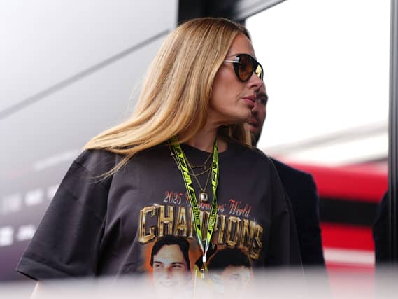 Adele arriving before the British Grand Prix at Silverstone Circuit