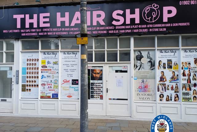 The Hair Shop in Lichfield Street, Wolverhampton 