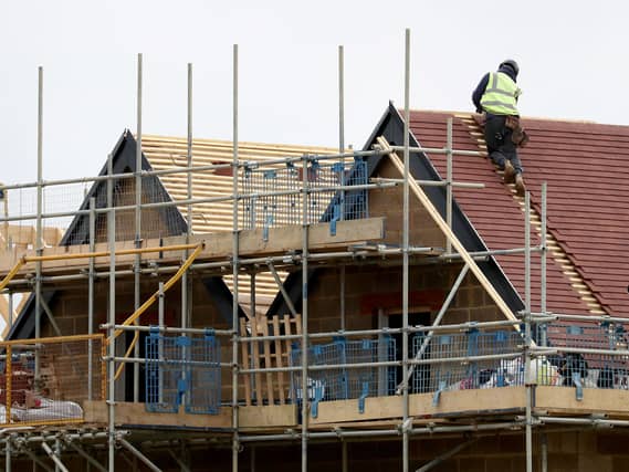 A house being built