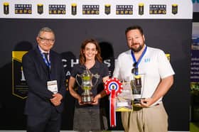 The team from the Wright Family Dairy won the Supreme Champion award  at the International Cheese and Dairy Awards