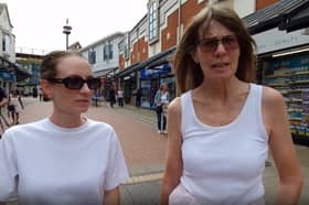 Paulene Lewis, 64, from Fradley (right)