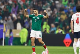 Raul Jimenez scores a penalty against England