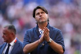 United States head coach Mauricio Pochettino walks off the field after the United States lost a World Cup round of 16 match against Belgium in Seattle