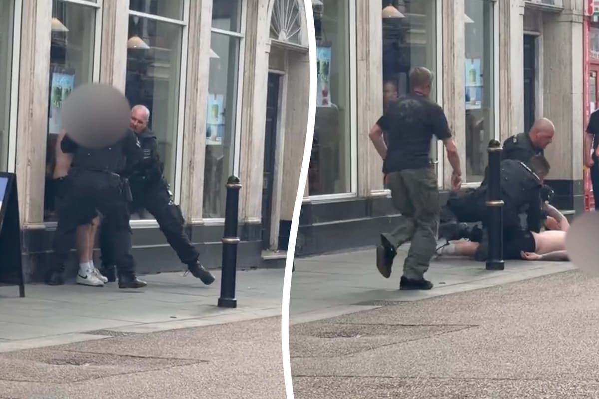 Video einer Polizeifestnahme in West Midlands sorgt für Debatte nach Sturz ...