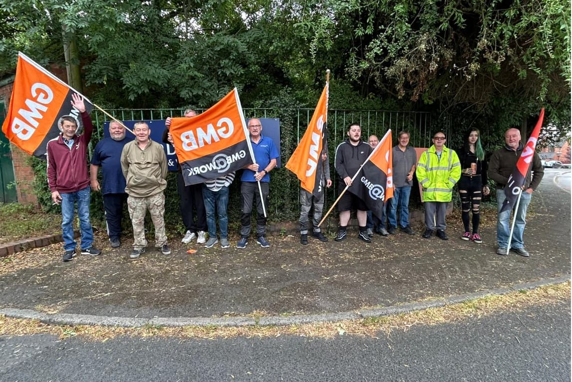 Dudley factory workers stage third walkout over production target dispute