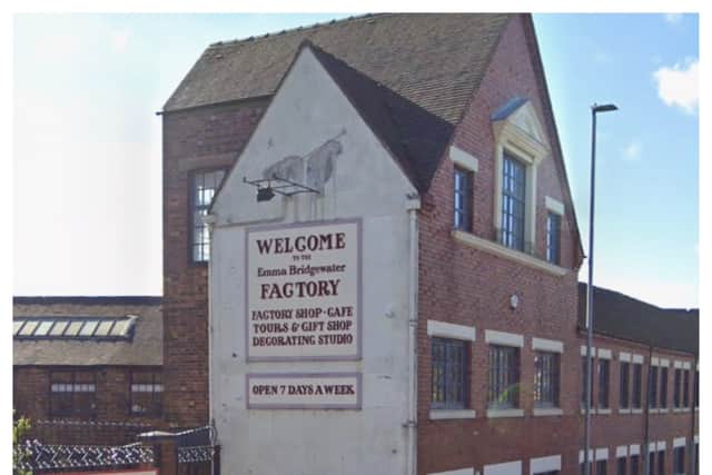 Manufacturer Emma Bridgewater in Hanley.