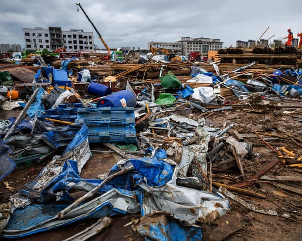 China Extreme Weather Asia Storms