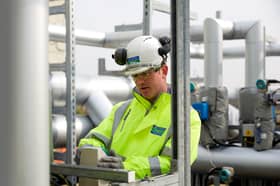 A Severn Trent worker