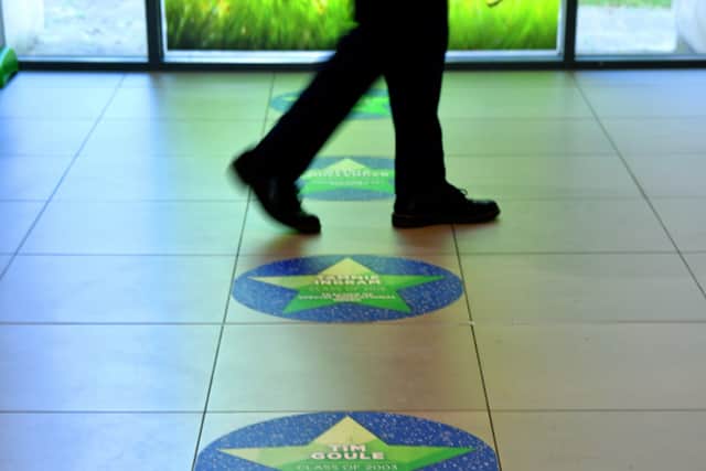 The academy acknowledges its high achievers through a walk of fame