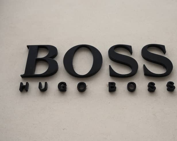 Hugo Boss signage
