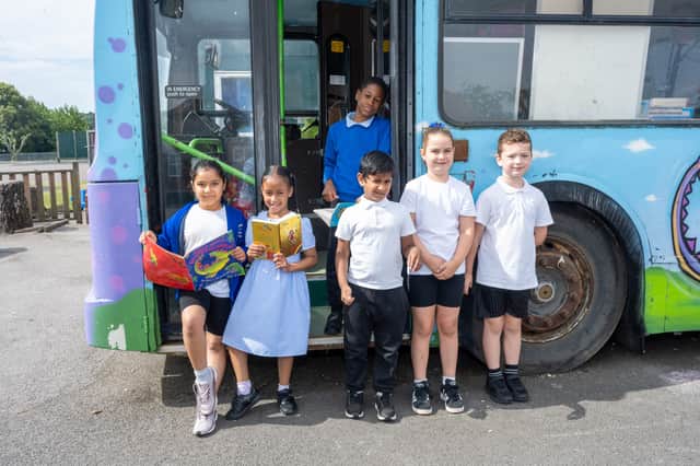 Theo, Dan, Jasmine, Layah, Arul and Ethan are among the pupils inspired to learn through reading at Hamstead Primary