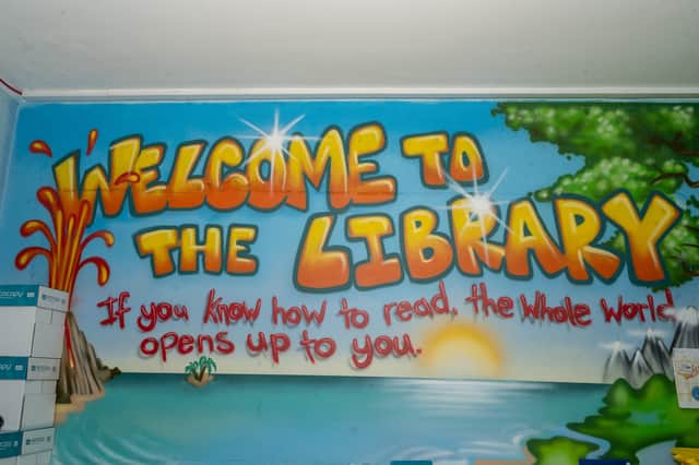 The library is part of the development journey at Hamstead Primary School