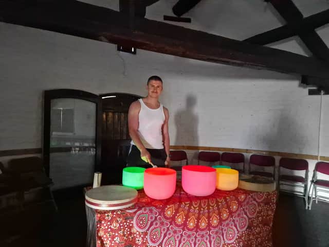 Reporter Dan Stacey tried a sound bath experience in Stourbridge