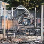  Coppice View Way, Streetly, and a fire in a garden has spread to a number of others, taking out sheds and greenhouses etc.