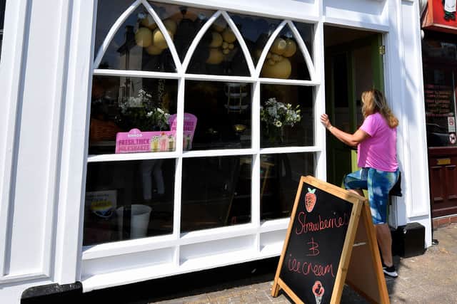 The new cafe Top Hat Cafe in Hagley Road, Oldswinford, Stourbridge.