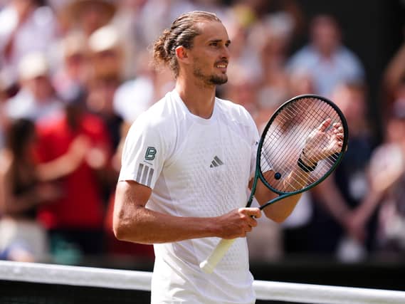 Alexander Zverev is up against defending champion Jannik Sinner in Sunday's Wimbledon men's singles final