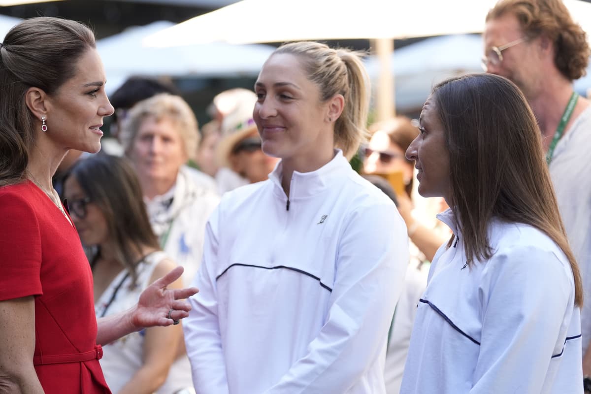 Kate hails ‘inspirational’ Wimbledon finalist who plays through cancer ...
