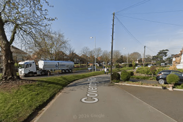 Coventry Road, Birmingham, near to where the fire has taken place