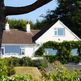 Police outside the house of Ann Widdecombe in Haytor in Dartmoor