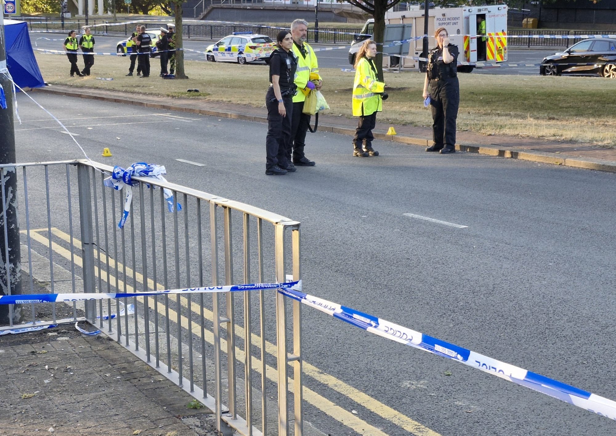 Police issue update after pedestrian dies in crash on busy ...