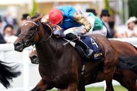 Earth Shot winning at Royal Ascot