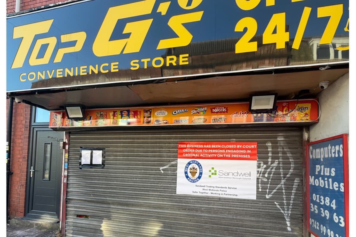 Fourth Cradley Heath mini-mart closed after illegal products sold