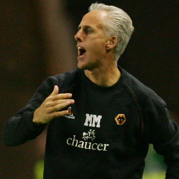 Mick McCarthy in one of his early games as Wolves boss