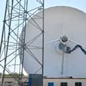 The Knockin Radio Telescope has been cleaned.
