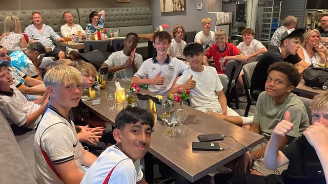 The lads at Sporton Sports Bar
